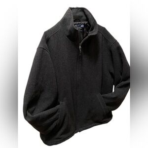 Polo Ralph Lauren Full Zip Wool Coat StandUp Collar 100%Polyester lined XXL NWOT